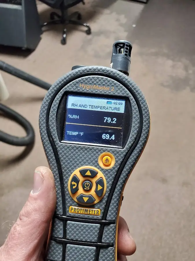 Moisture meter humidity assessment for Mold Remediation & Removal in Englewood